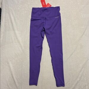 XTUPO Women's Purple yoga pants Activewear Leggings UPF 50+ Size Large new